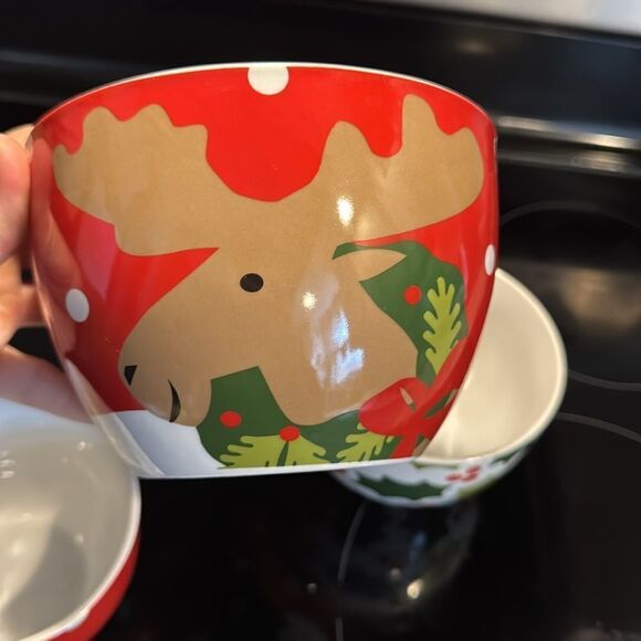 Crate&Barrel Ceramic Nesting Bowls - Picture 5 of 8